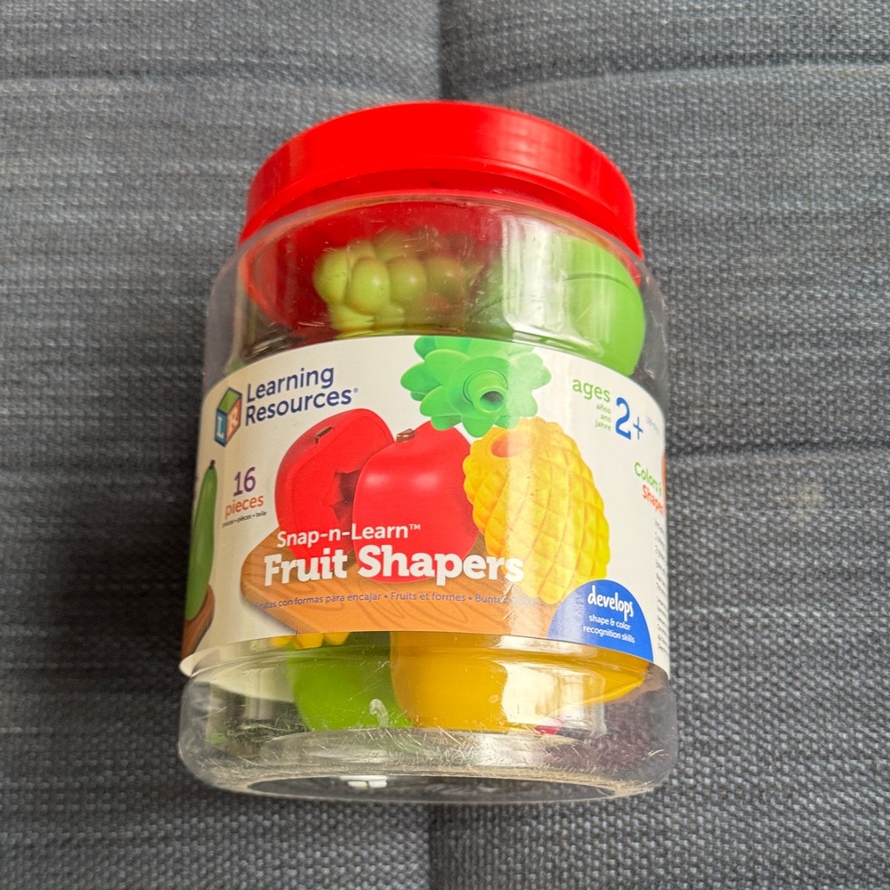 Snap-n-Learn Fruit Shapers - Learning Resources EUC